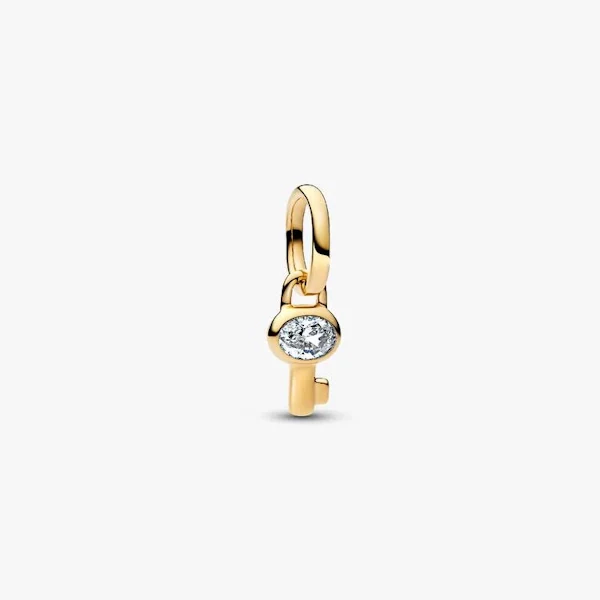 Gold Key Mini Dangle Charms