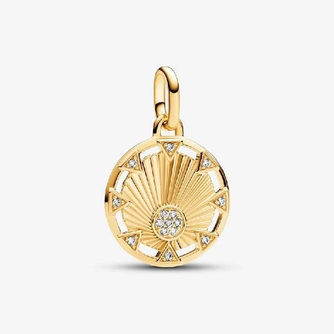 ME Gold Power of the Light Sun Medallion Charms