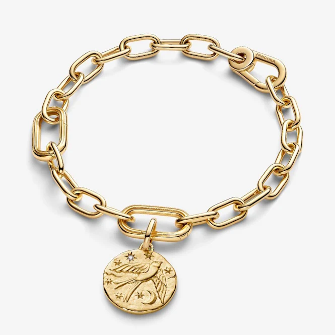 ME Gold Swallow Medallion Charms - Image 2