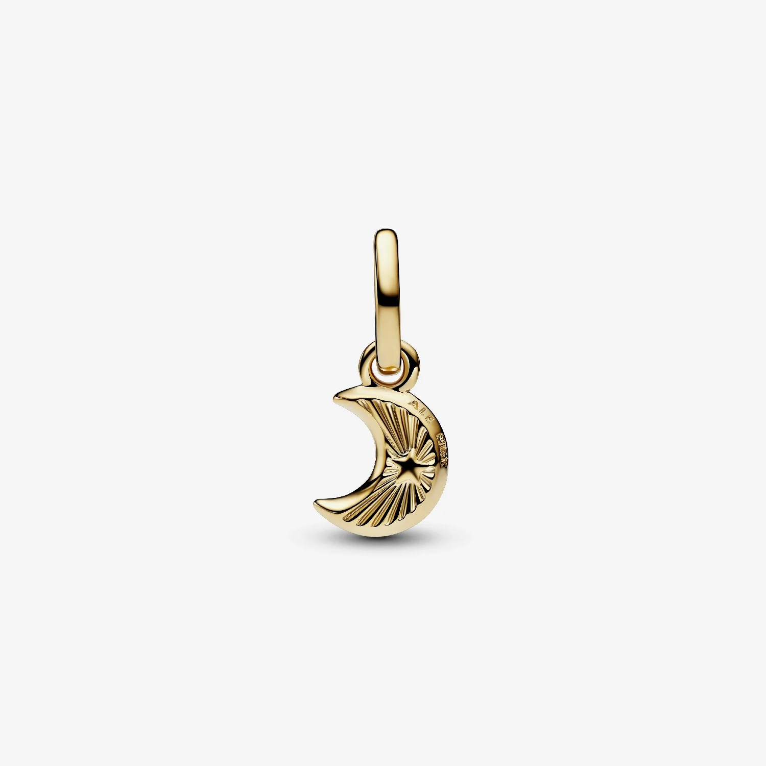 ME Gold White Crescent Moon Mini Dangle Charms - Image 3