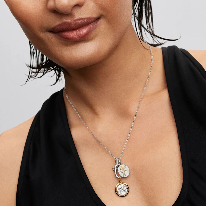 ME Openable Link Pendant Necklace, 50cm - Image 2