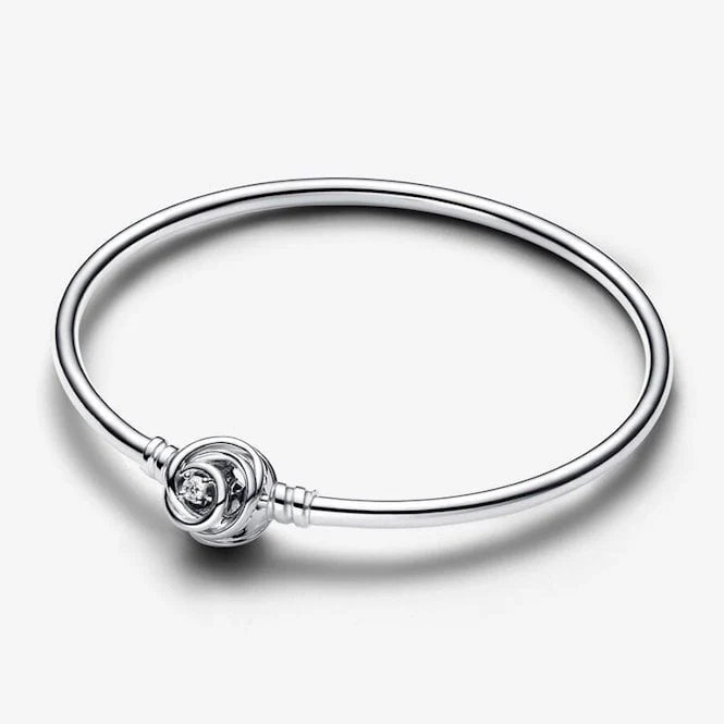 Moments Mother's Day Encircled Clasp Bangle, 21cm