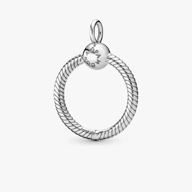 Moments Silver Small O Pendant