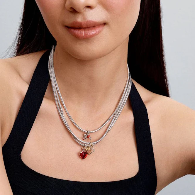 Moments Snake Chain Necklace, 45cm - Image 4