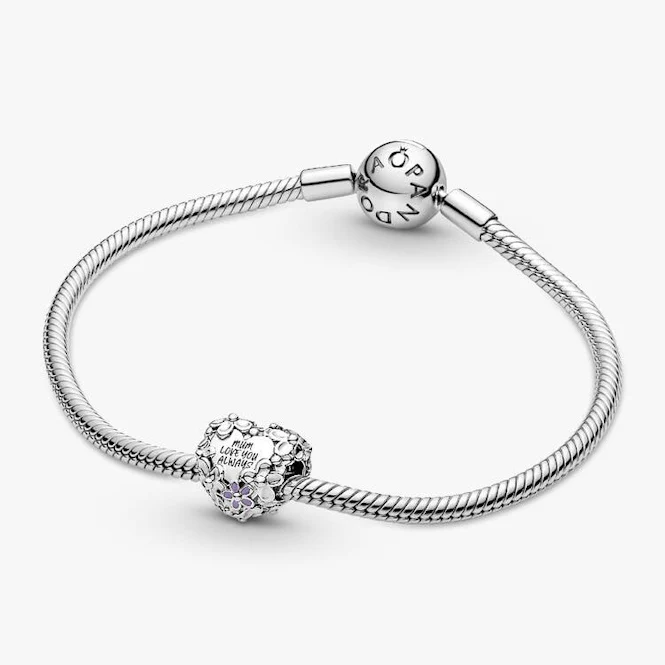 Mum Daisy Heart Charms - Image 3