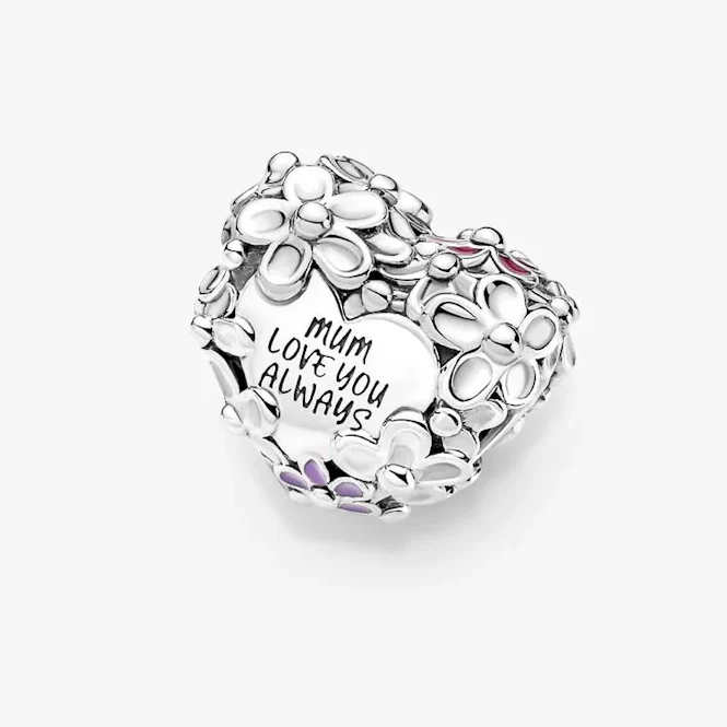 Mum Daisy Heart Charms - Image 5