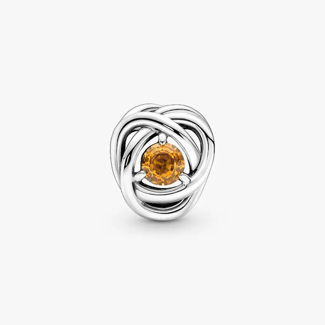 November Birthstone Eternity Circle Charms - Image 3