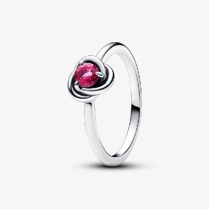 October Birthstone Eternity Circle Ring, Size 58
