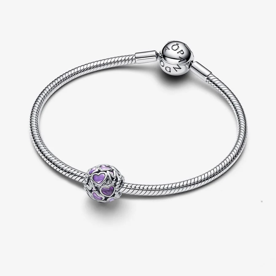 Openwork Hearts Mom Charms - Image 2
