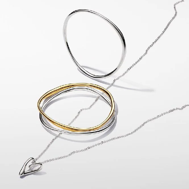 Organically Shaped Bangle, 17cm - Image 2