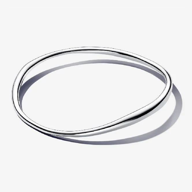 Organically Shaped Bangle, 17cm - Image 4