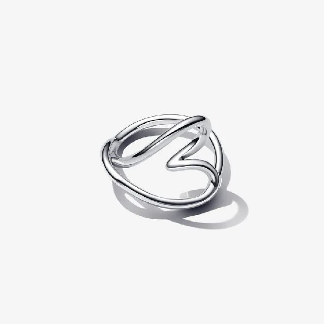 Organically Shaped Heart Ring, Size 48 - Image 2