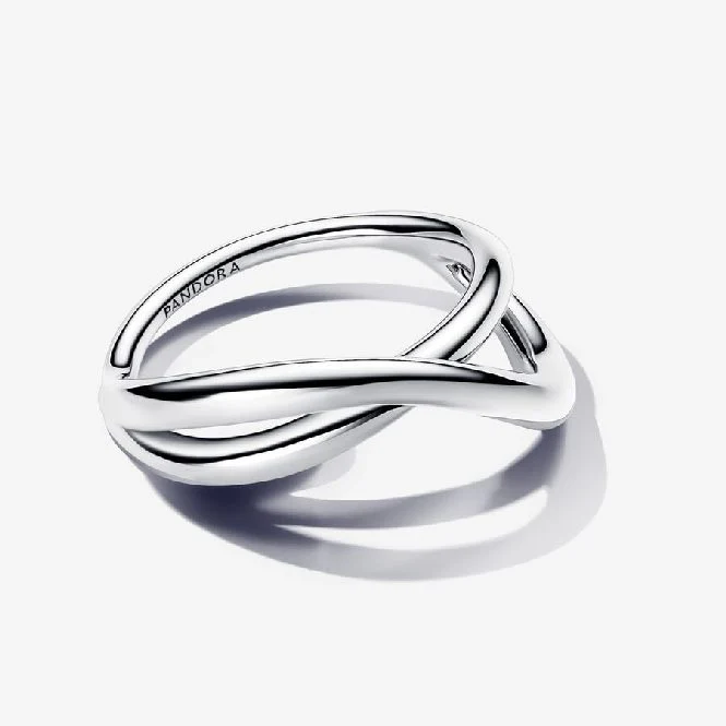 Organically Shaped Infinity Ring, Size 48 - Image 2
