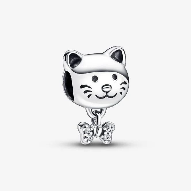 Pet Cat & Bow Charms