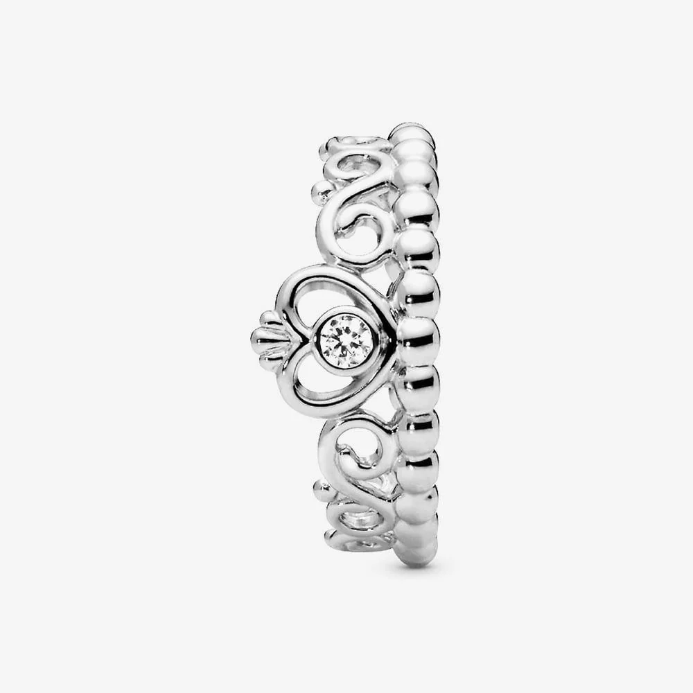 Princess Tiara Crown Ring, Size 48 - Image 4