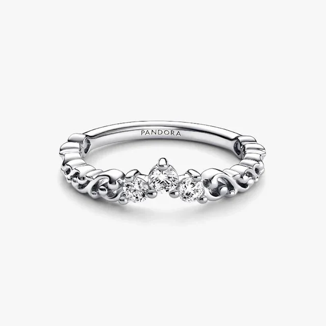 Regal Swirl Tiara Ring, Size 50 - Image 2
