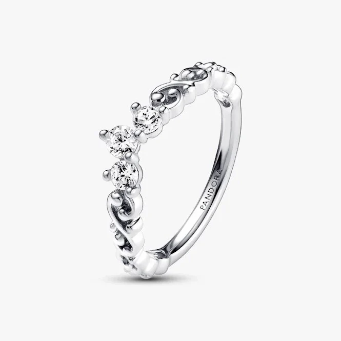 Regal Swirl Tiara Ring, Size 50 - Image 4