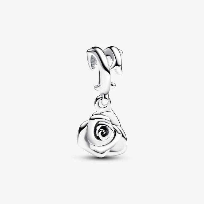 Rose in Bloom Dangle Charms