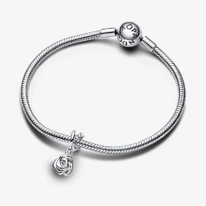 Rose in Bloom Dangle Charms - Image 2