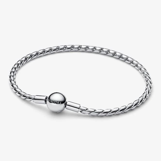 Moments Round Clasp Wing Chain Bracelet, 18cm