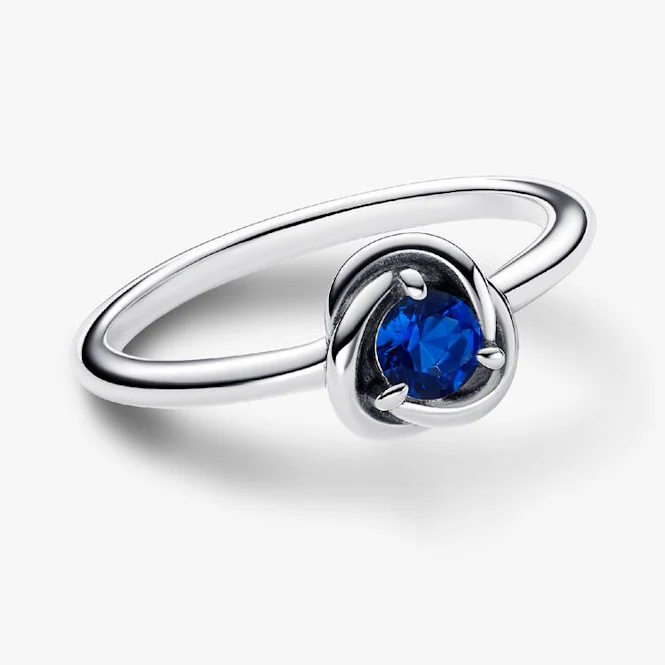 September Birthstone Eternity Circle Ring, Size 52 - Image 2