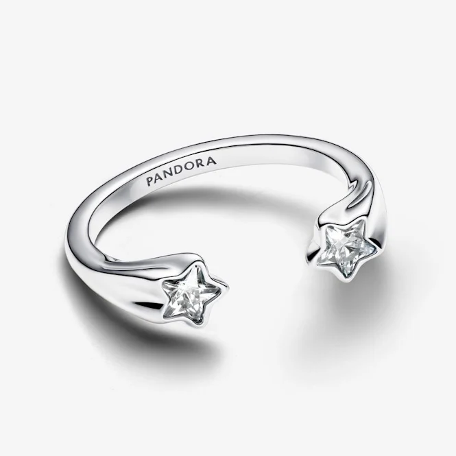 Shooting Stars Open Ring, Size 52 - Image 2
