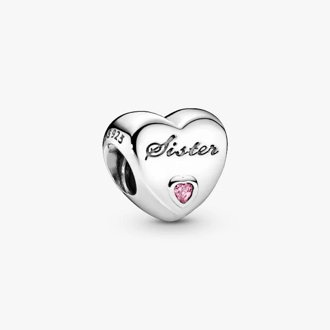 Sister Heart Charms