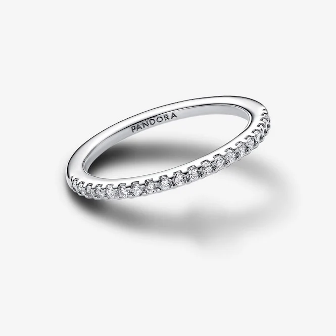 Sparkling Band Ring, Size 52 - Image 2