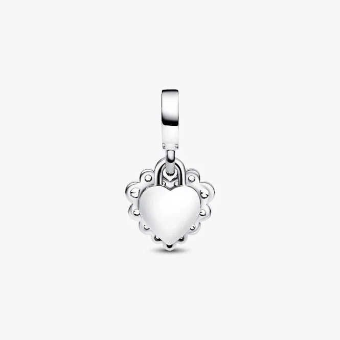Sparkling Heart Double Dangle Charms - Image 4