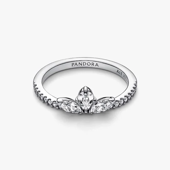 Sparkling Herbarium Cluster Ring, Size 50 - Image 2