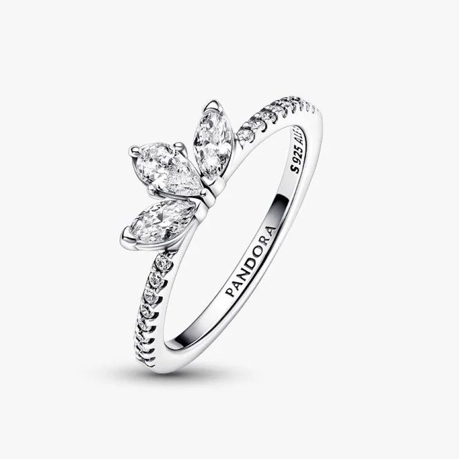 Sparkling Herbarium Cluster Ring, Size 50 - Image 4