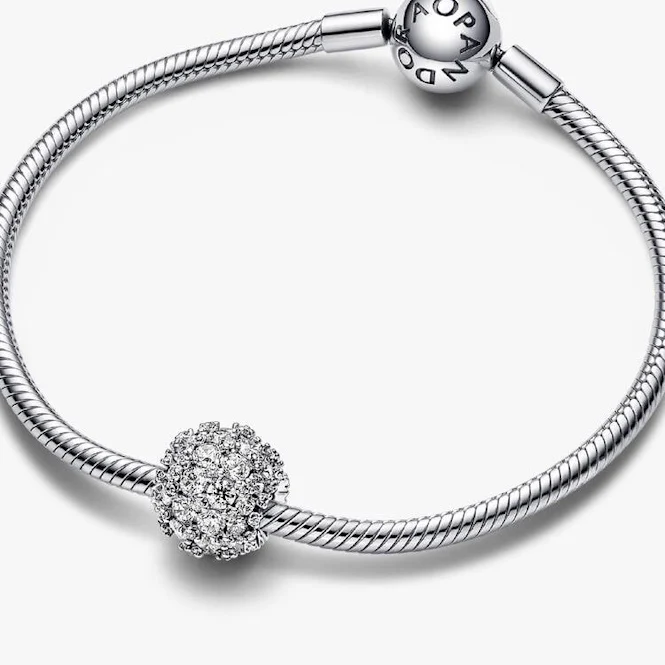 Sparkling Pave Round Charms - Image 3