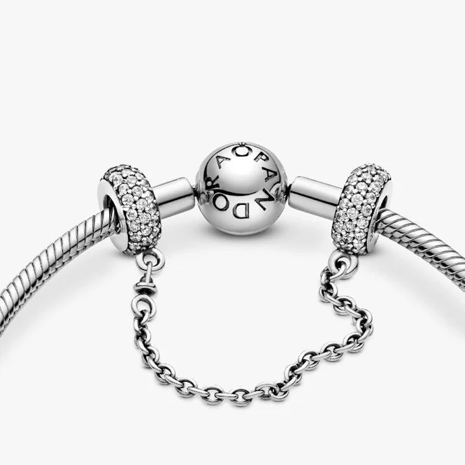 Sparkling Pave Safety Chains, 5cm - Image 3