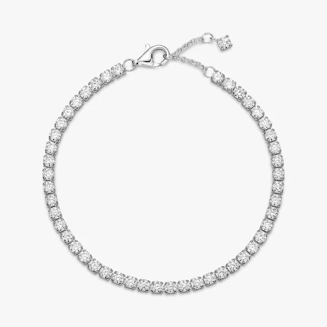 Sparkling Tennis Bracelet, 20cm - Image 3