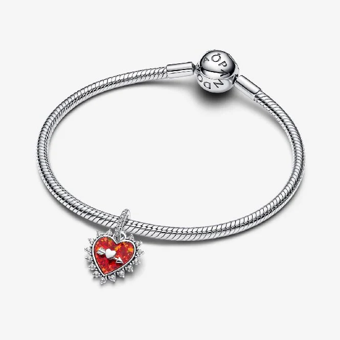 Spinnable Arrow Heart Dangle Charms - Image 4