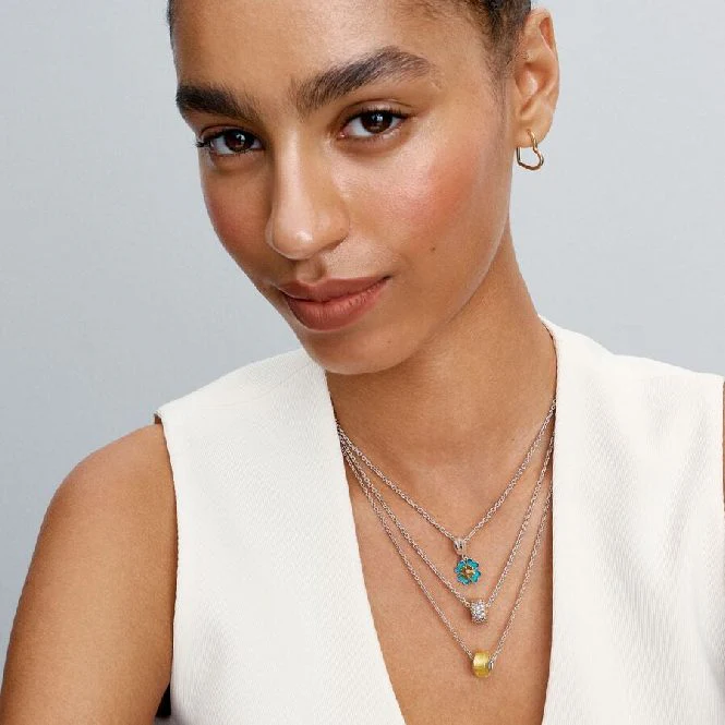 Spinnable Four Leaf Clover Lab-Grown Diamond Dangle Charms - Image 4