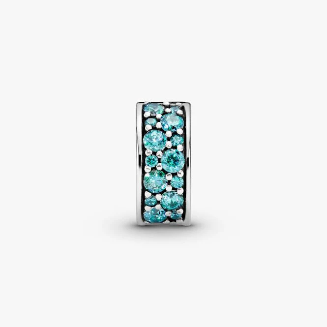 Teal Pave Clip Charms - Image 3