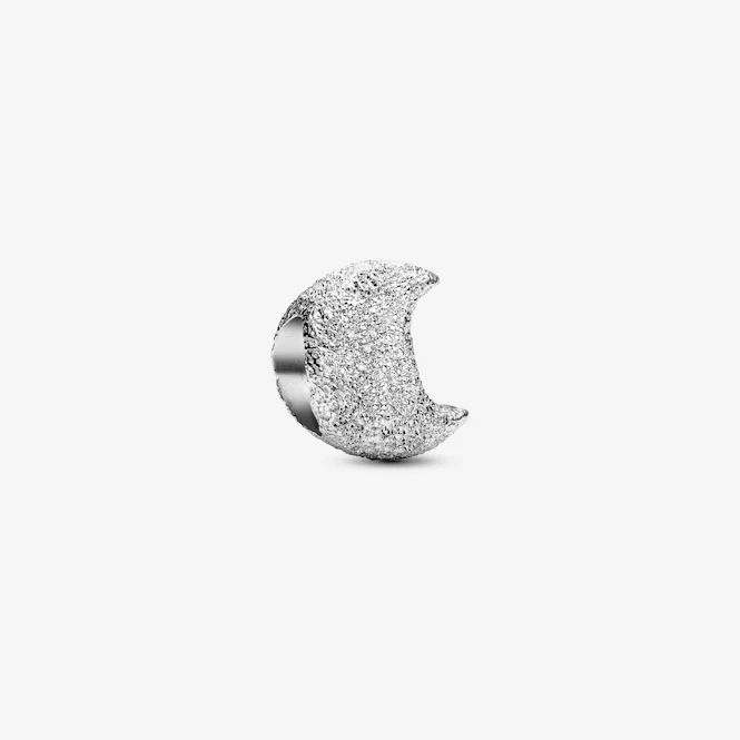 Textured Crescent Moon Mini Charms