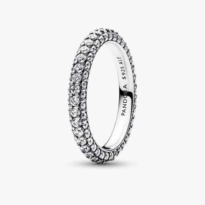 Timeless Pave Single-Row Ring, Size 52 - Image 2