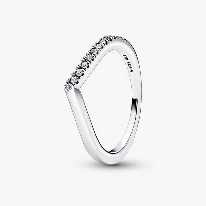 Timeless Wish Half Sparkling Ring, Size 56