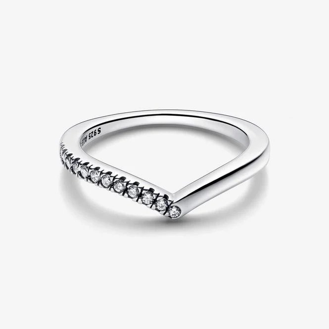 Timeless Wish Half Sparkling Ring, Size 48 - Image 4