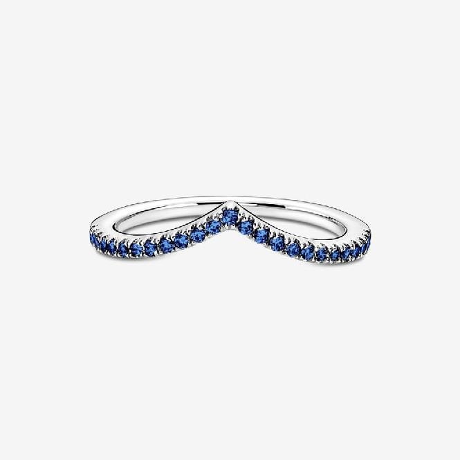 Timeless Wish Sparkling Blue Ring, Size 46 - Image 2