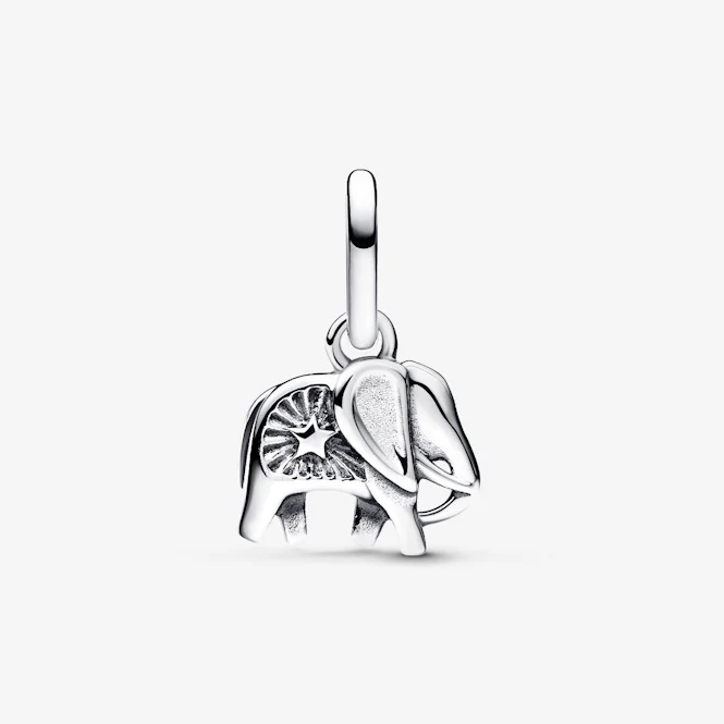 Turquoise Elephant Mini Dangle Charms - Image 2