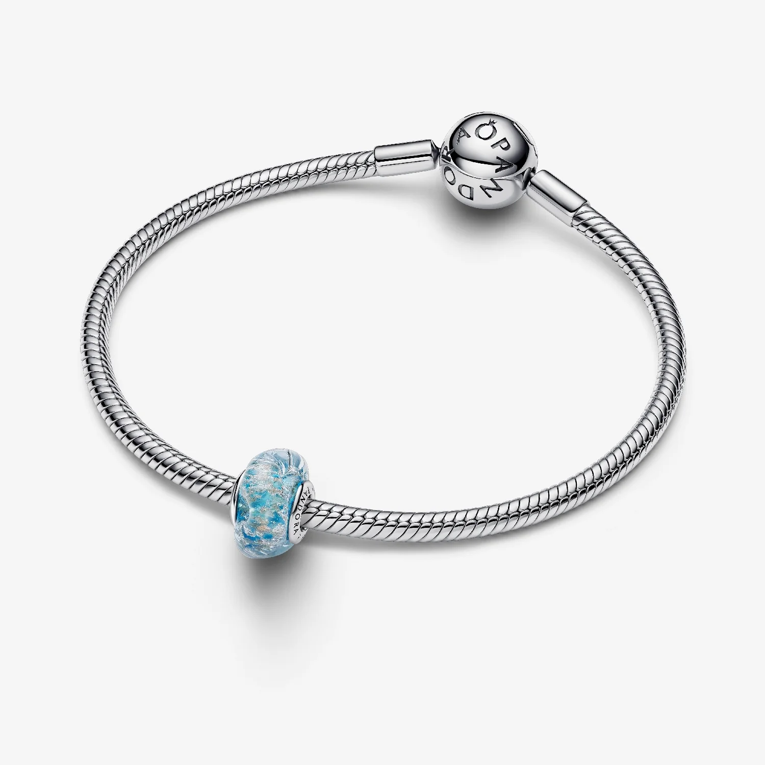 Turquoise Murano Glass & Glitter Charms - Image 2