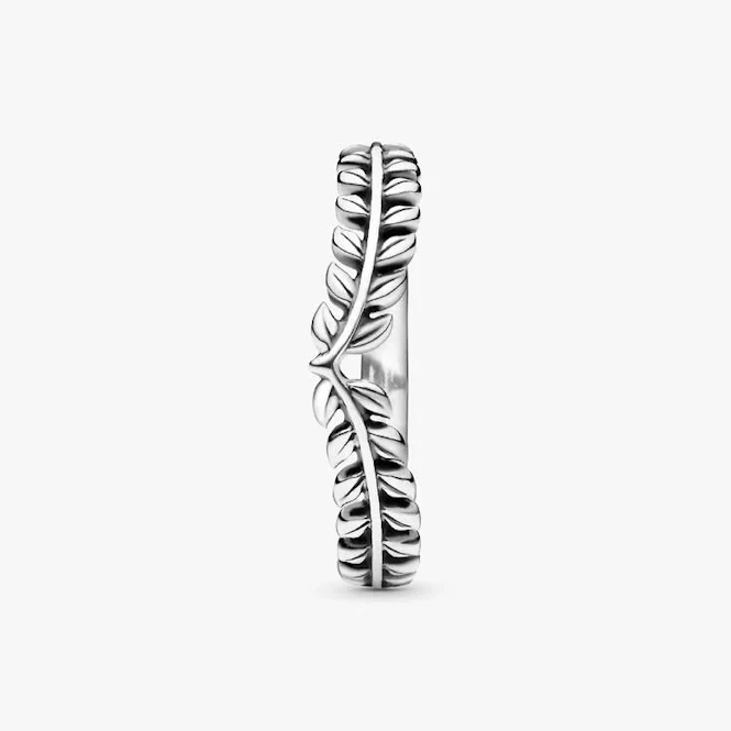 Wheat Grains Wishbone Ring, Size 48 - Image 4