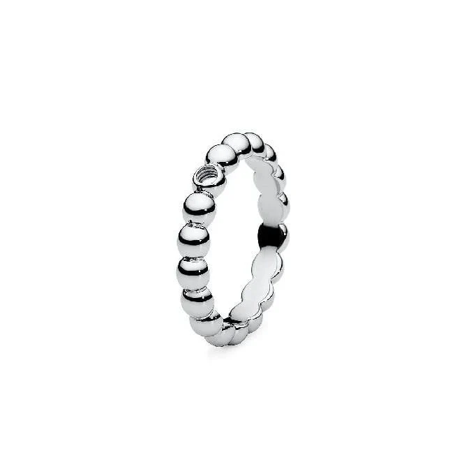 Slim Silver Veroli Interchangeable Ring, Size 56