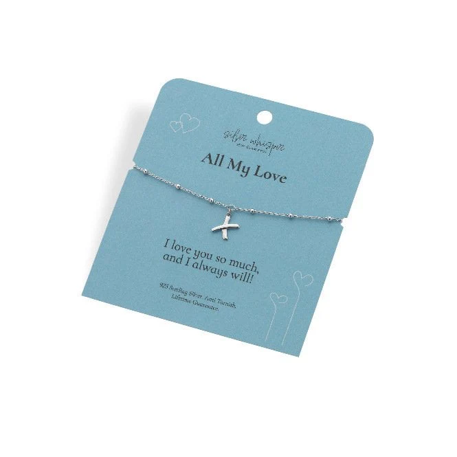 Silver Whisper All My Love Bracelet