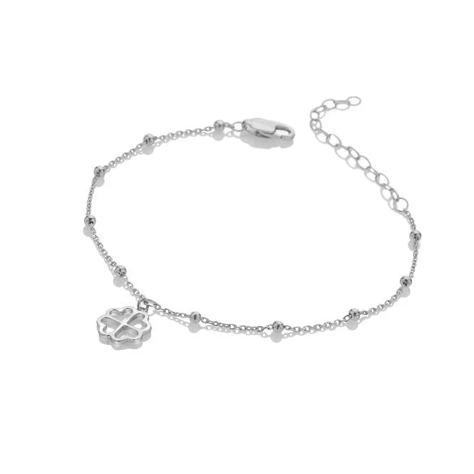 Silver Whisper Good Luck Bracelet - Image 2
