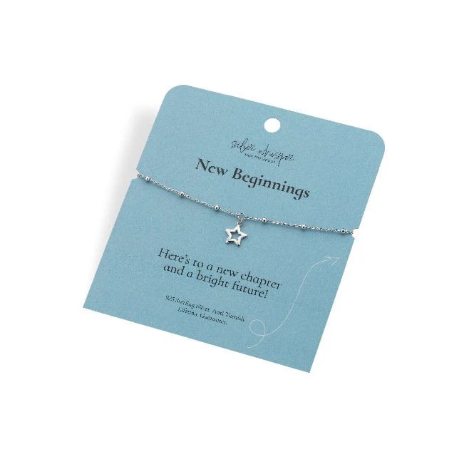 Silver Whisper New Beginnings Bracelet
