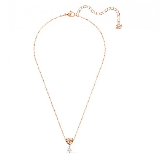 Lifelong Heart Pendant Necklace in Rose Gold, 38cm - Image 2